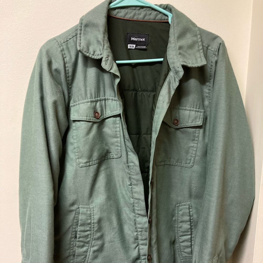 Marmot womens puffy flannel